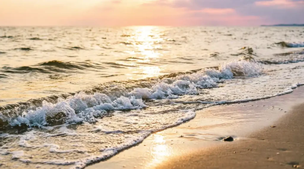 The waves whispered like old friends