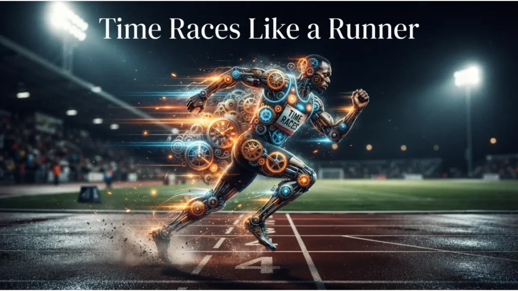 Time Races Like a Runner