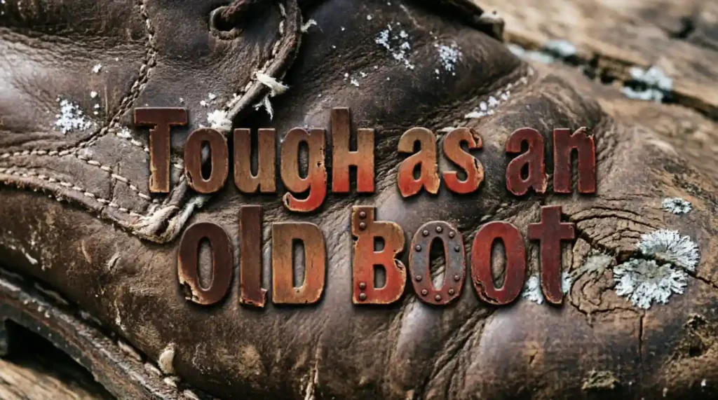 Tough as an old boot