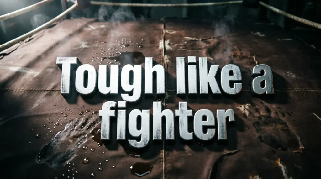 Tough like a fighter
