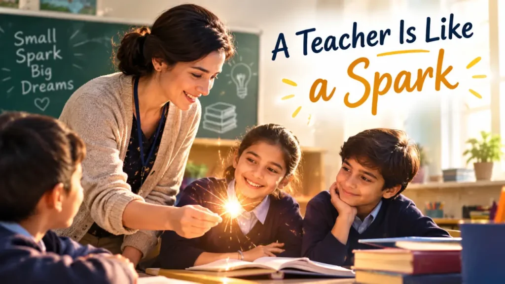 A Teacher Is Like a Spark