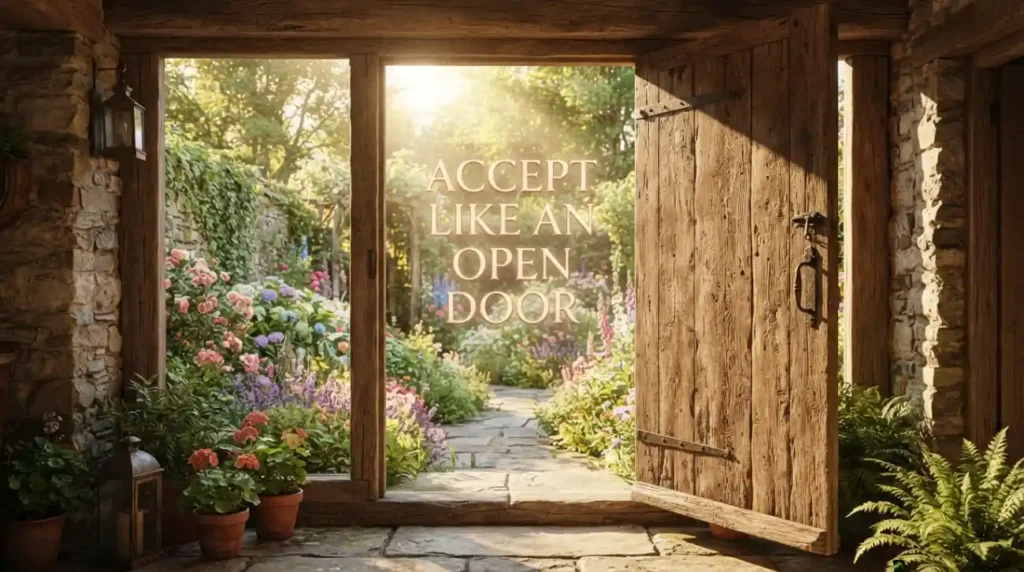 Accept Like an Open Door