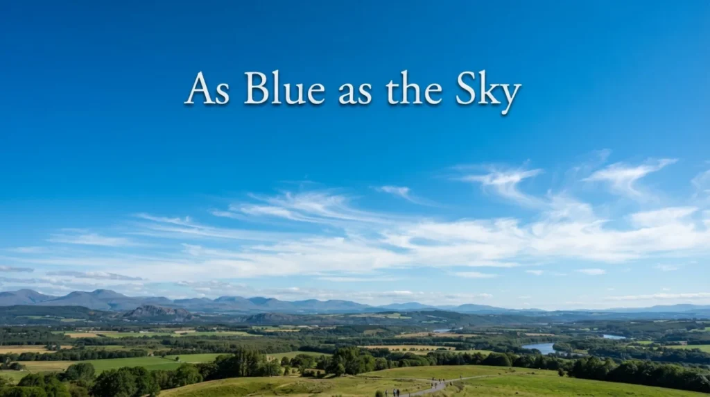 As Blue as the Sky