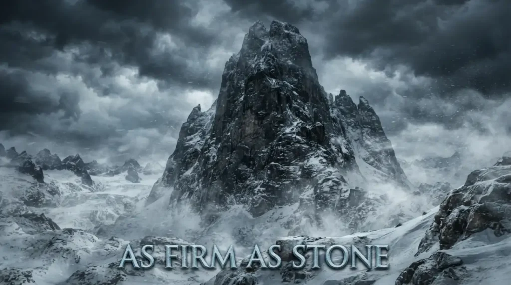  As Firm as Stone