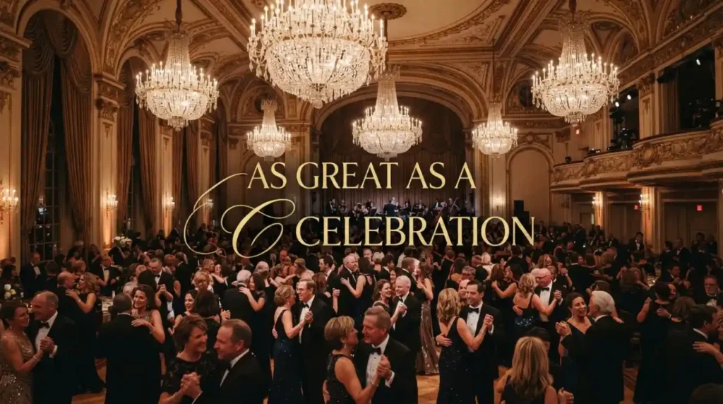  As Great as a Grand Celebration