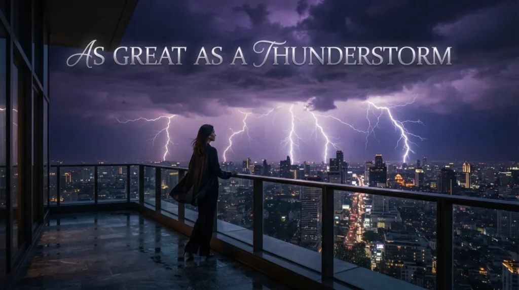  As Great as a Thunderstorm