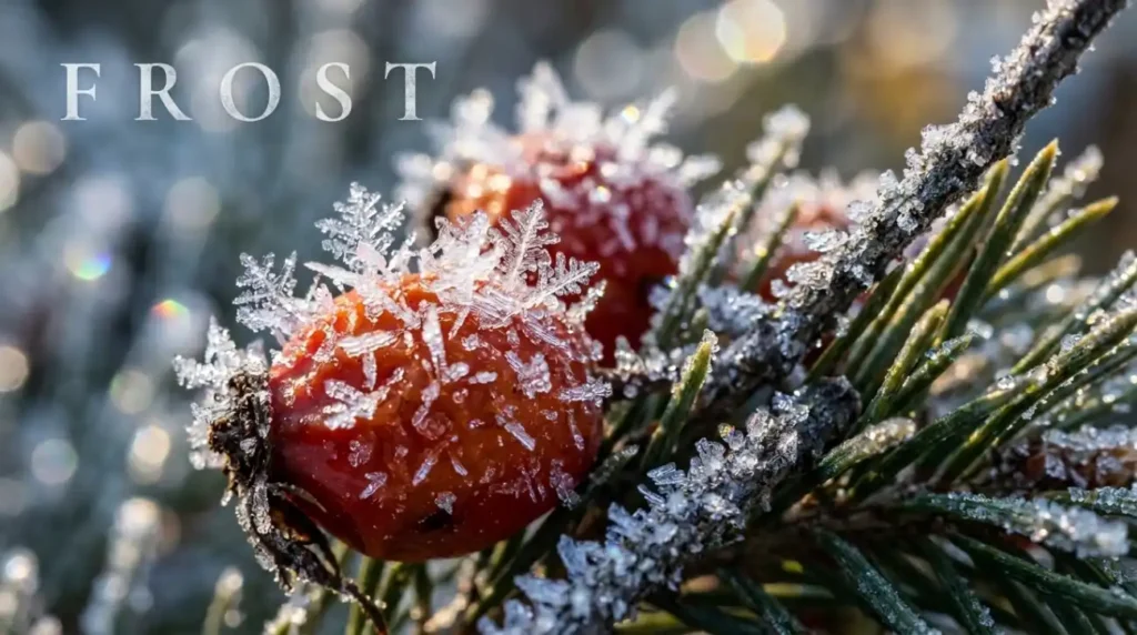  As sparkling as fresh frost