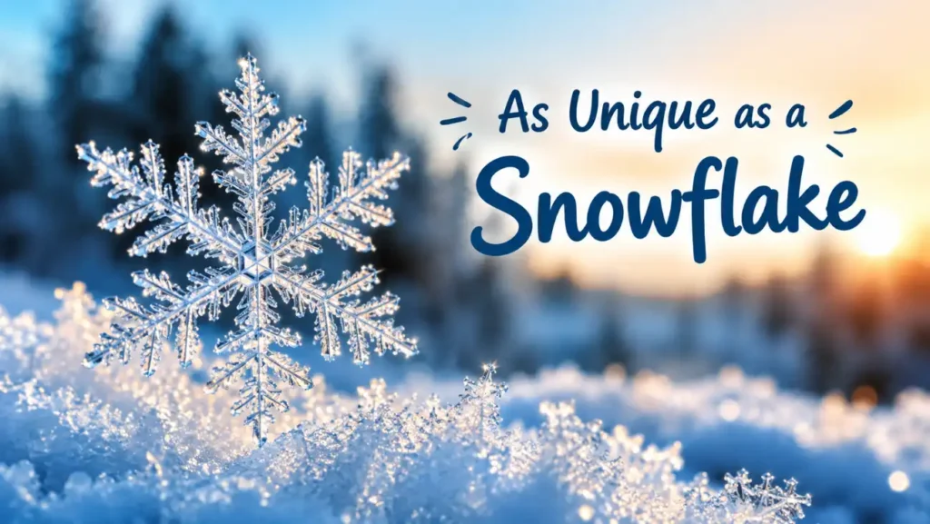 As Unique as a Snowflake