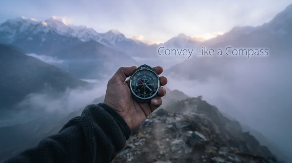 Convey Like a Compass