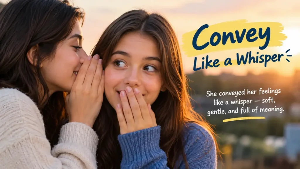  Convey Like a Whisper