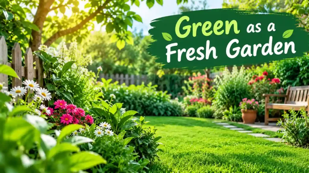Green as a Fresh Garden
