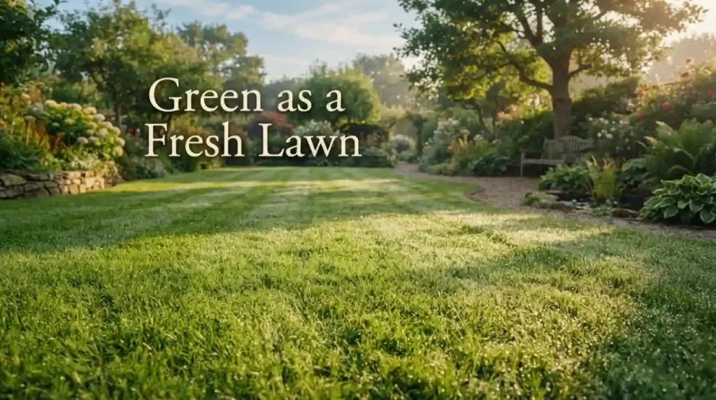  Green as a Fresh Lawn