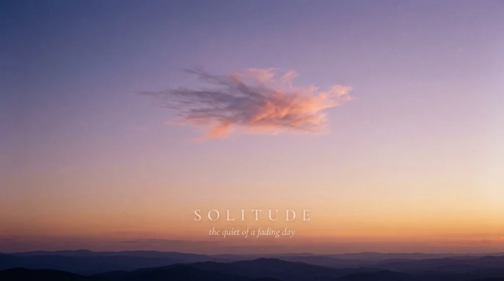  Like a Cloud Drifting Alone