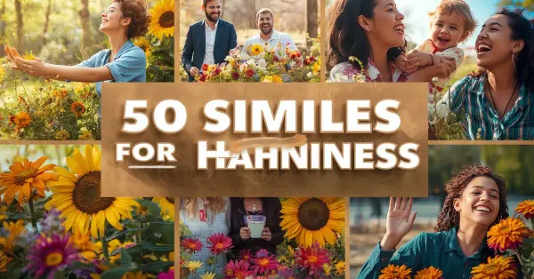 50 Similes for Happiness