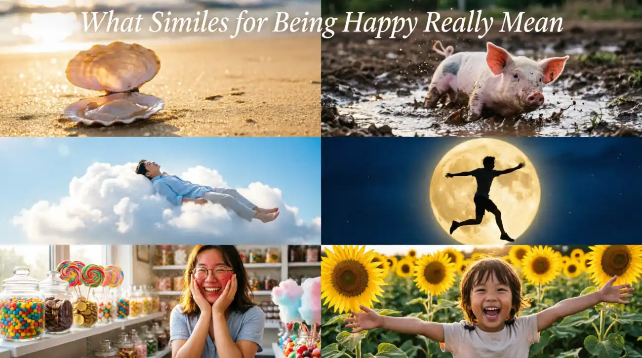 Similes for Being Happy