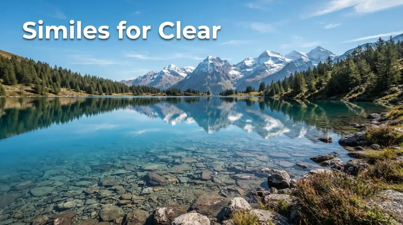 Similes for Clear