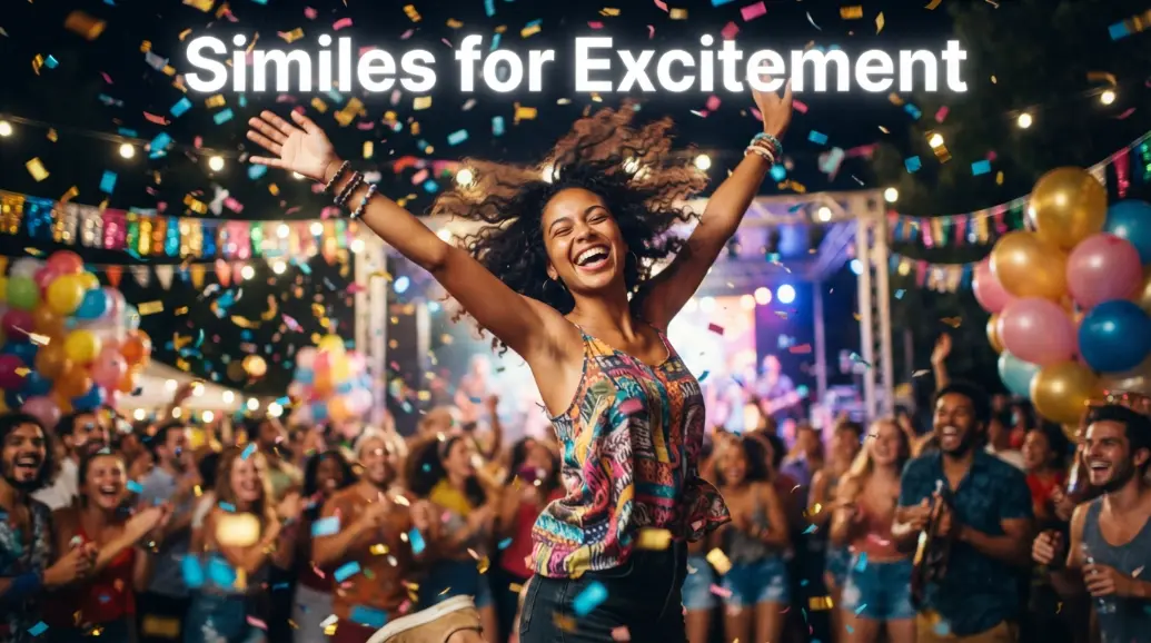 Similes for Excitement