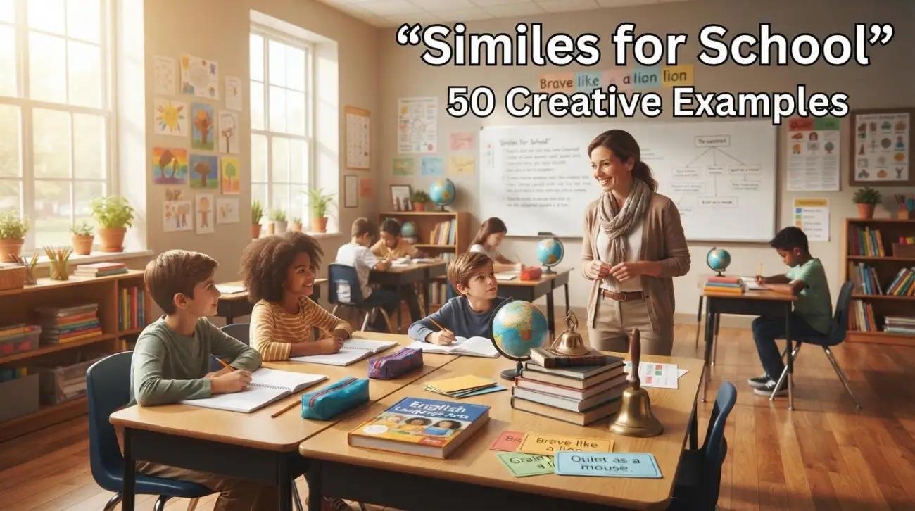 Similes for School