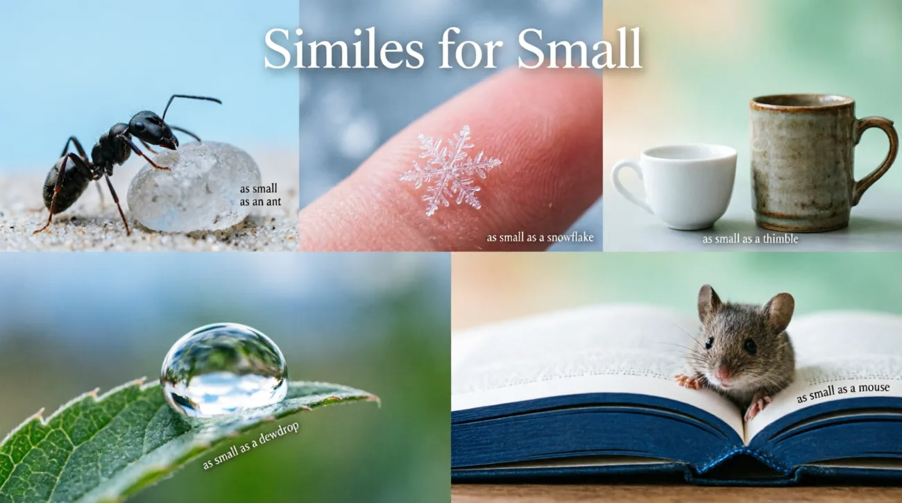 Similes for Small