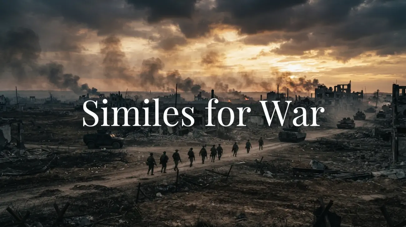 Similes for War