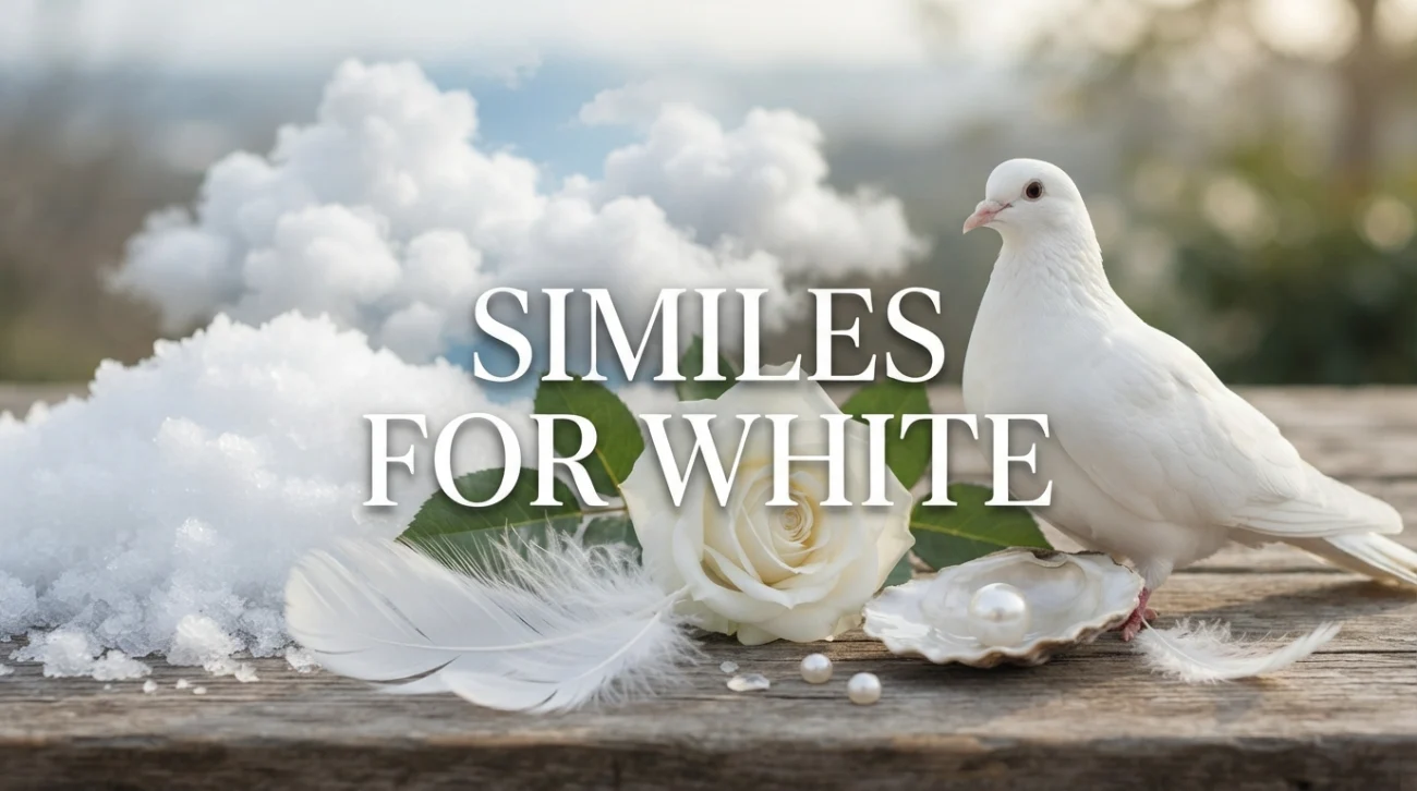 Similes for White