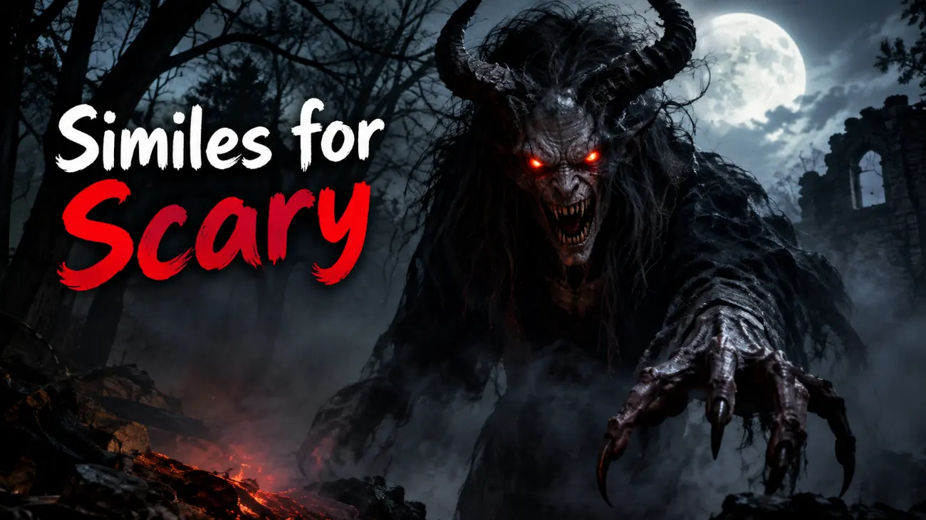 Similes for Scary